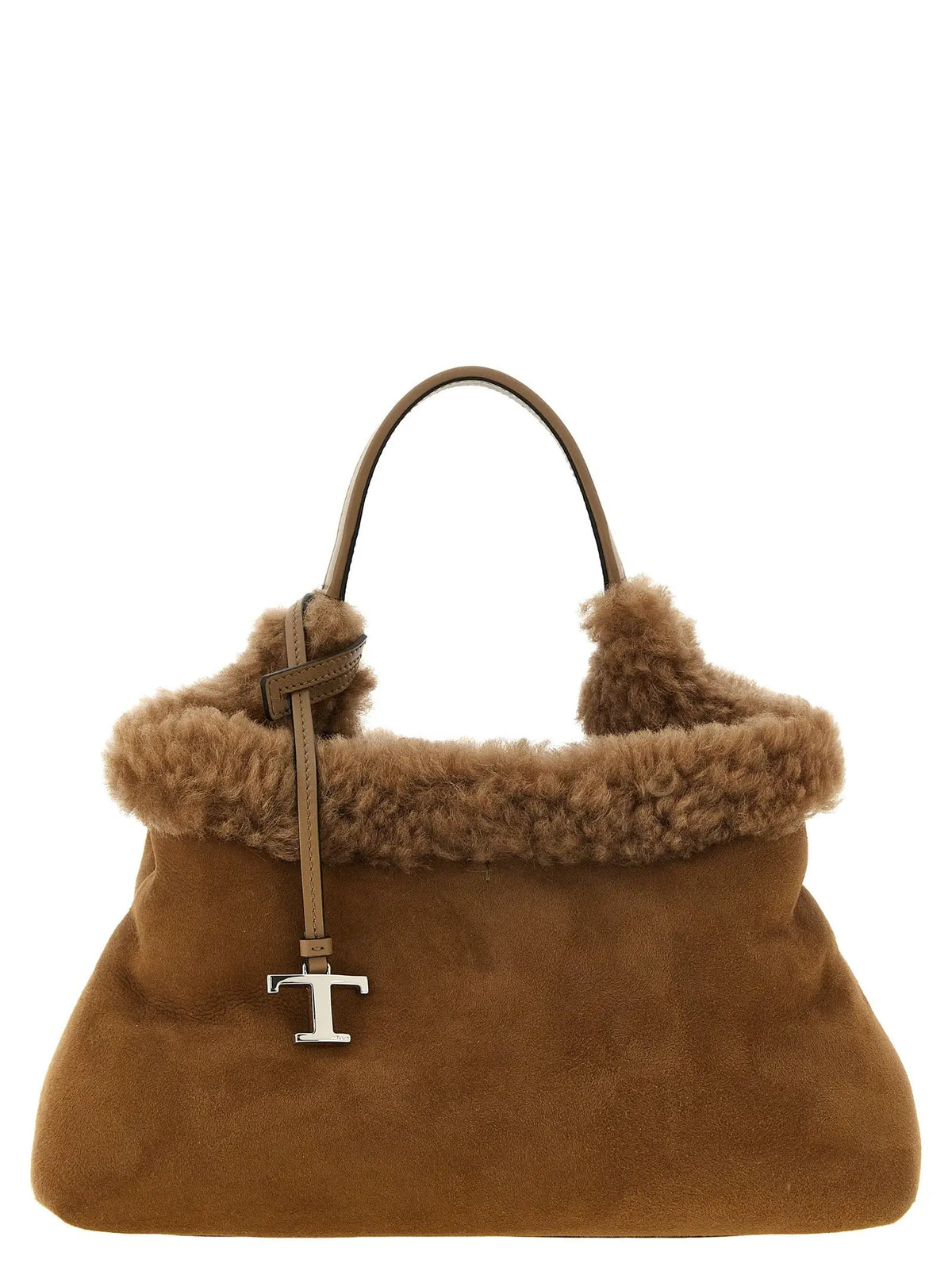 Tod's Tod's Brown Merino Wool Handbag