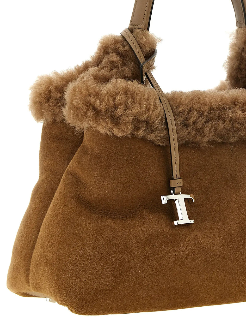 Tod's Tod's Brown Merino Wool Handbag