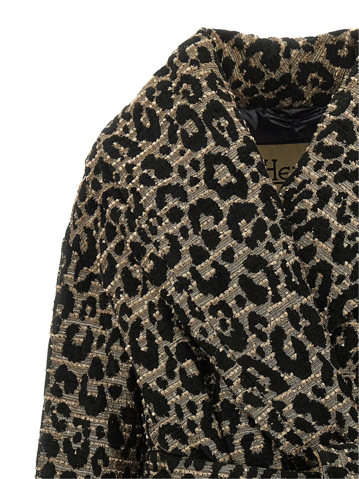 Herno Herno Black Acetate Coat
