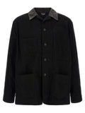 Comme Des Garçons Comme Des Garçons Black Wool Full-Length Jacket