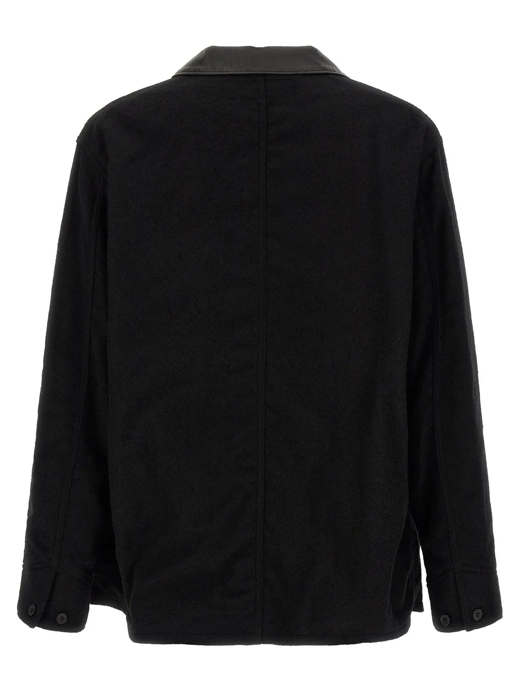Comme Des Garçons Comme Des Garçons Black Wool Full-Length Jacket
