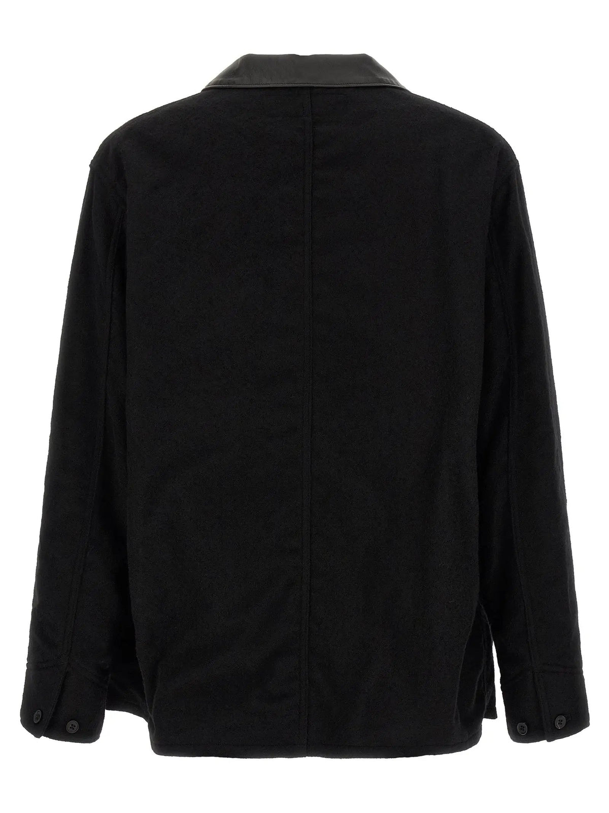 Comme Des Garçons Comme Des Garçons Black Wool Full-Length Jacket