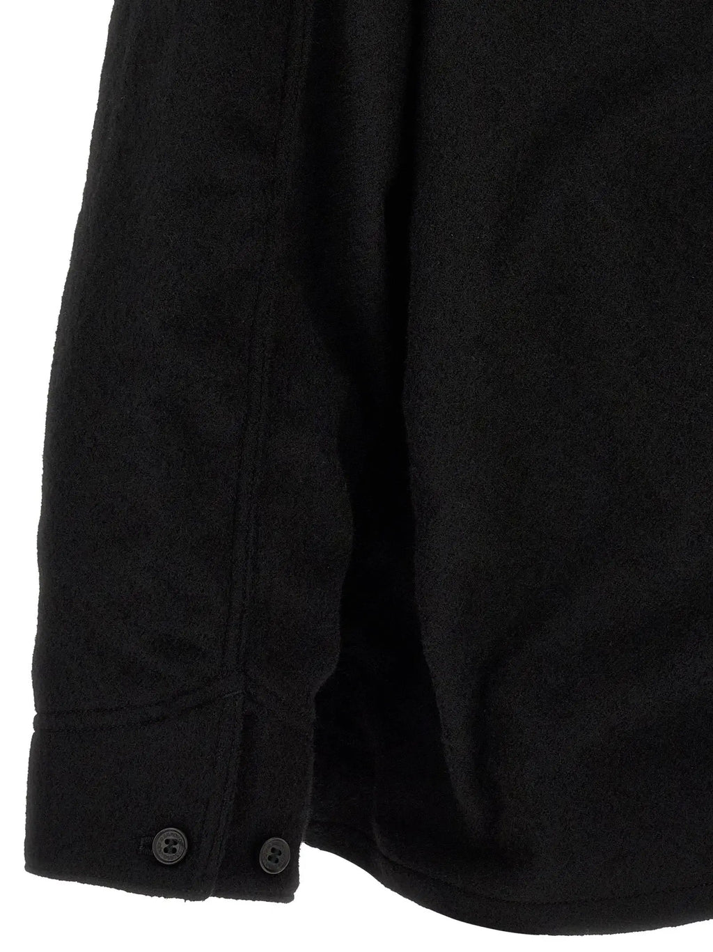 Comme Des Garçons Comme Des Garçons Black Wool Full-Length Jacket