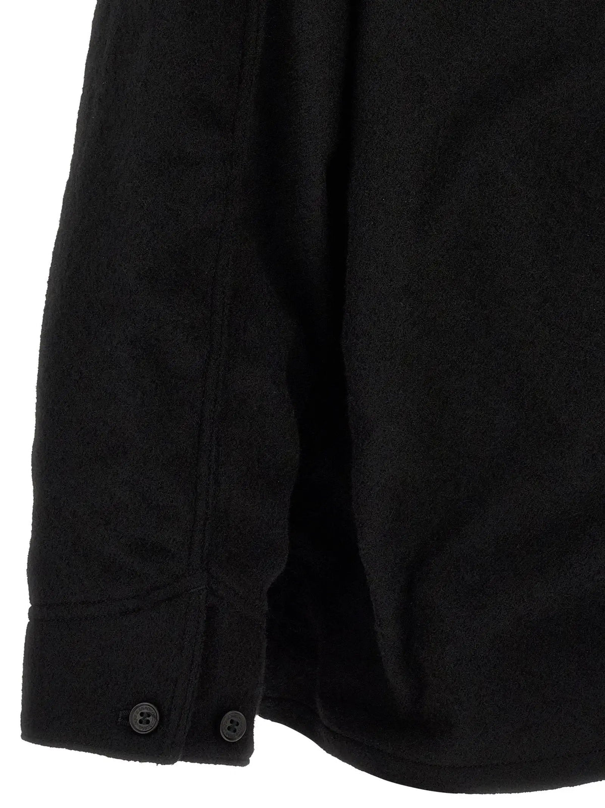 Comme Des Garçons Comme Des Garçons Black Wool Full-Length Jacket