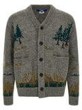 Junya Watanabe Junya Watanabe Gray Wool Cardigan
