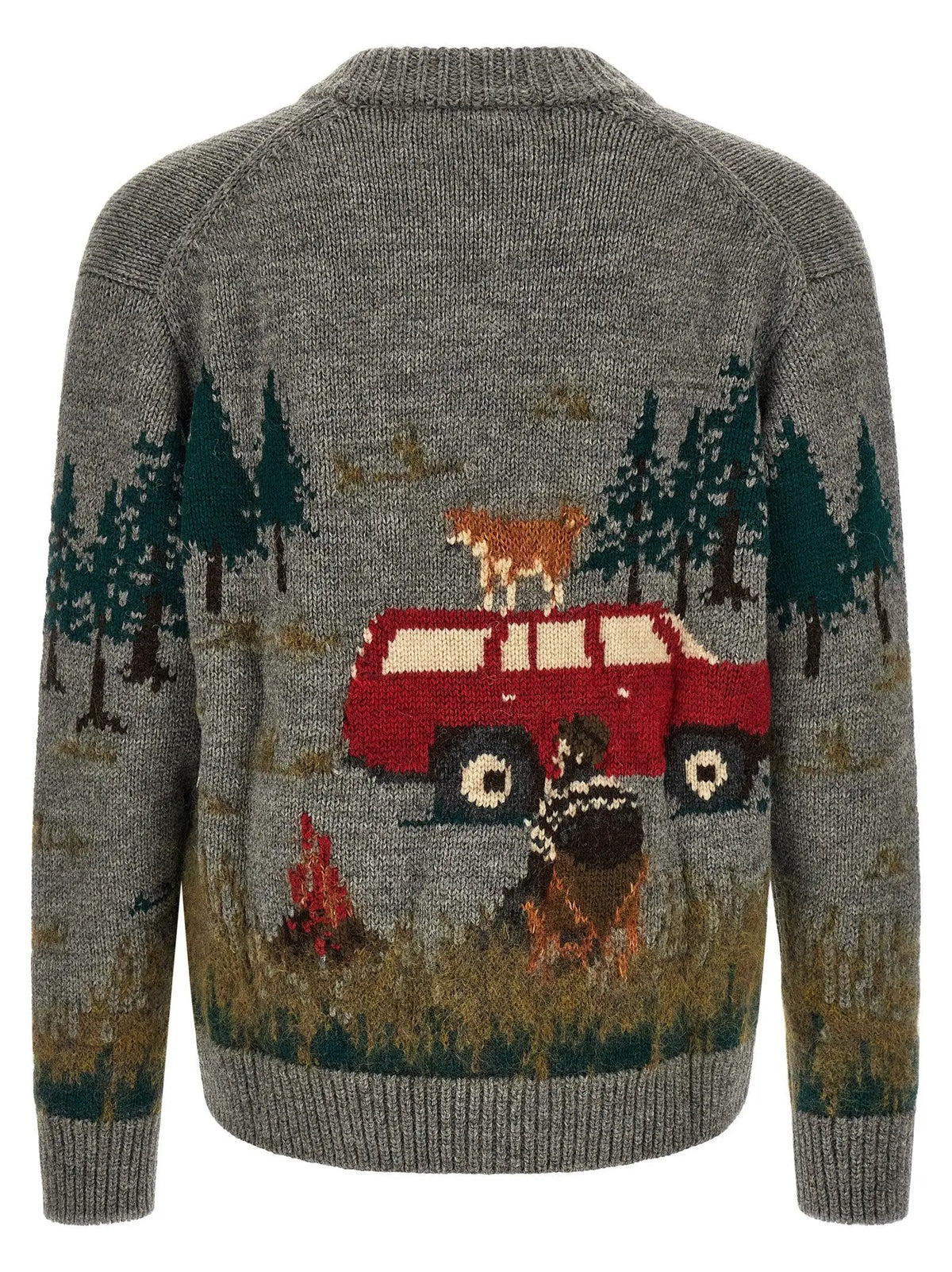 Junya Watanabe Junya Watanabe Gray Wool Cardigan