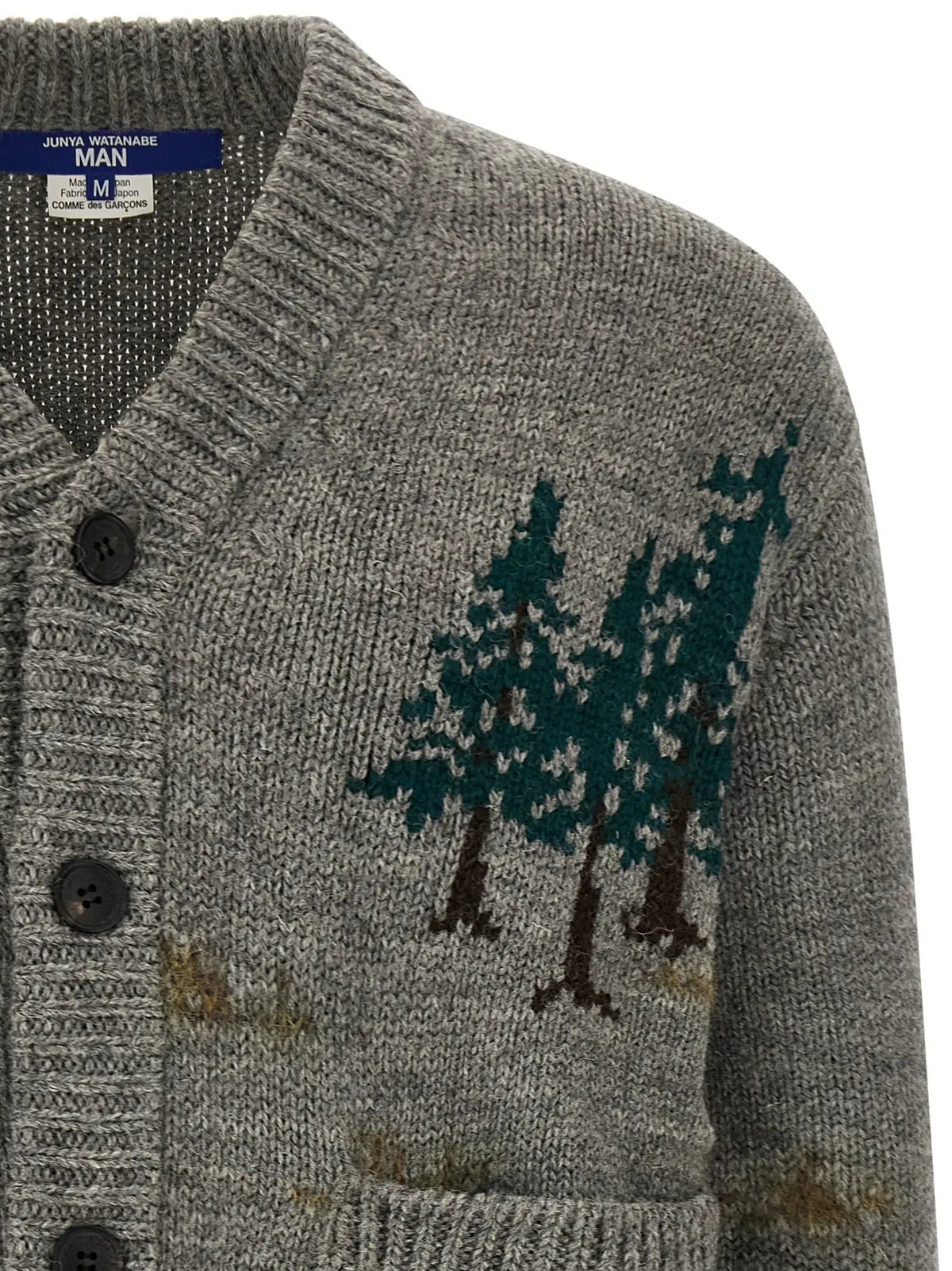 Junya Watanabe Junya Watanabe Gray Wool Cardigan