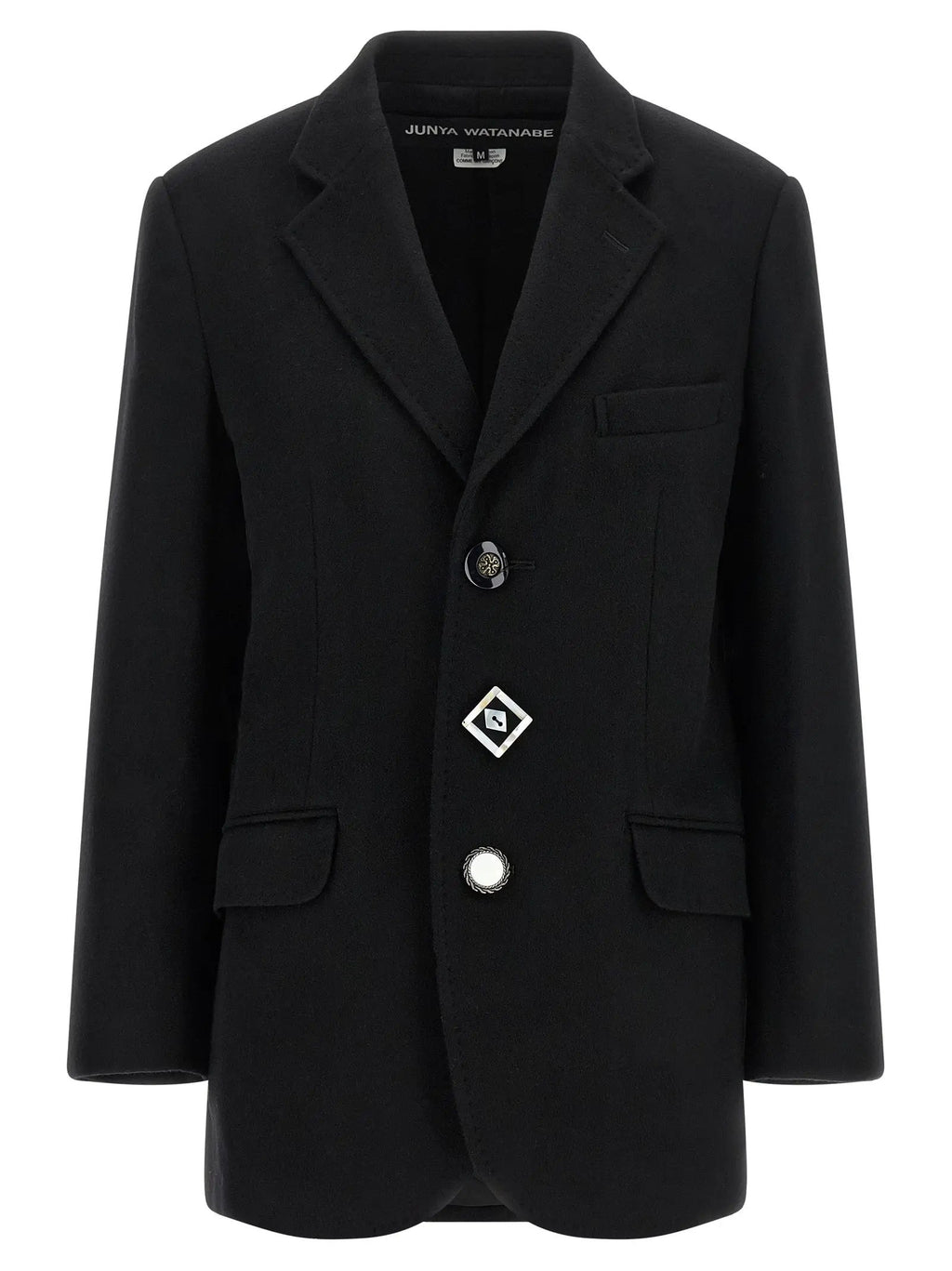 Junya Watanabe Junya Watanabe Black Wool Coat