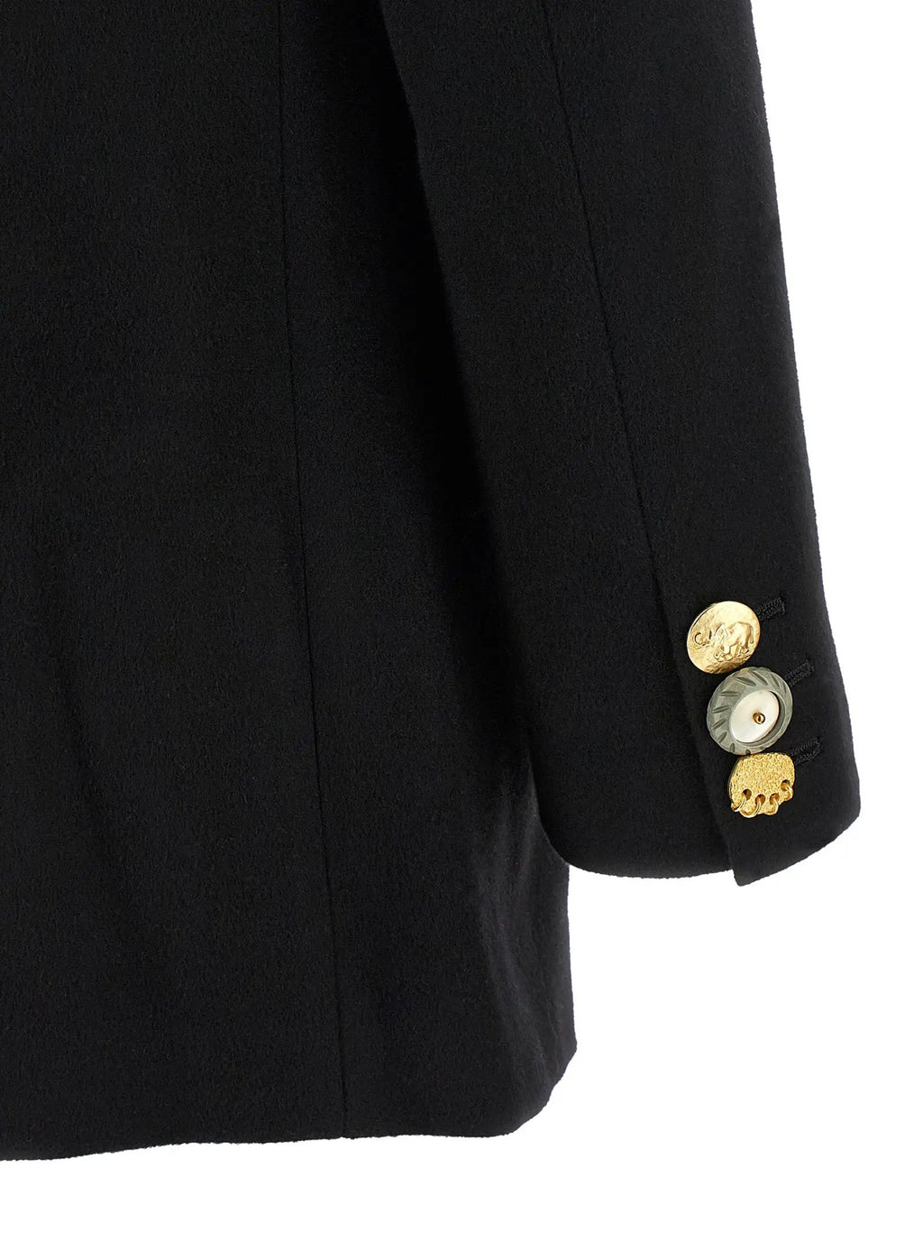 Junya Watanabe Junya Watanabe Black Wool Coat