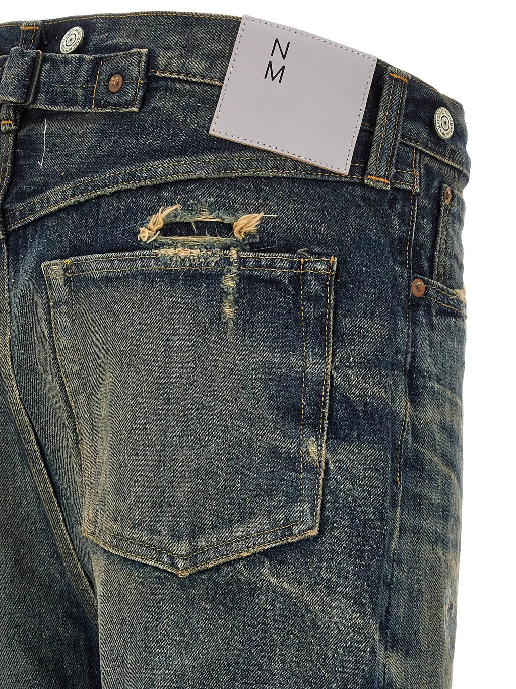 Junya Watanabe Junya Watanabe Blue Cotton Straight-Leg Jeans