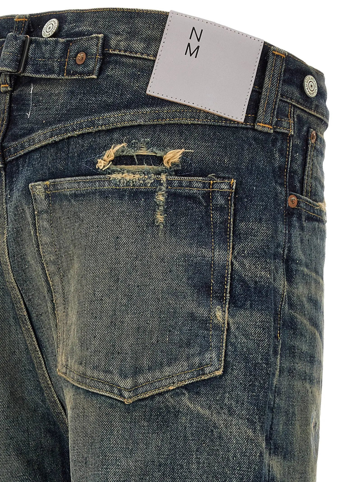 Junya Watanabe Junya Watanabe Blue Cotton Straight-Leg Jeans