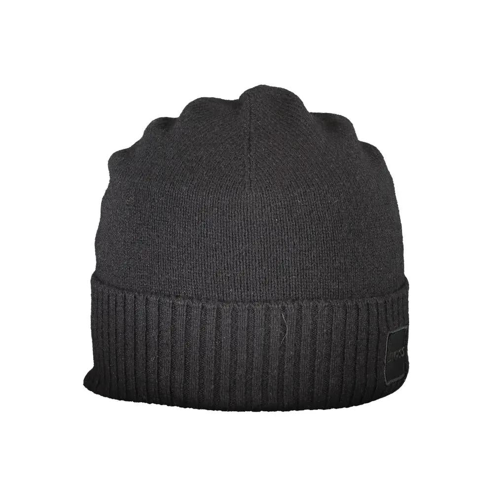 Hugo Boss Hugo Boss Black Wool Men's Cap