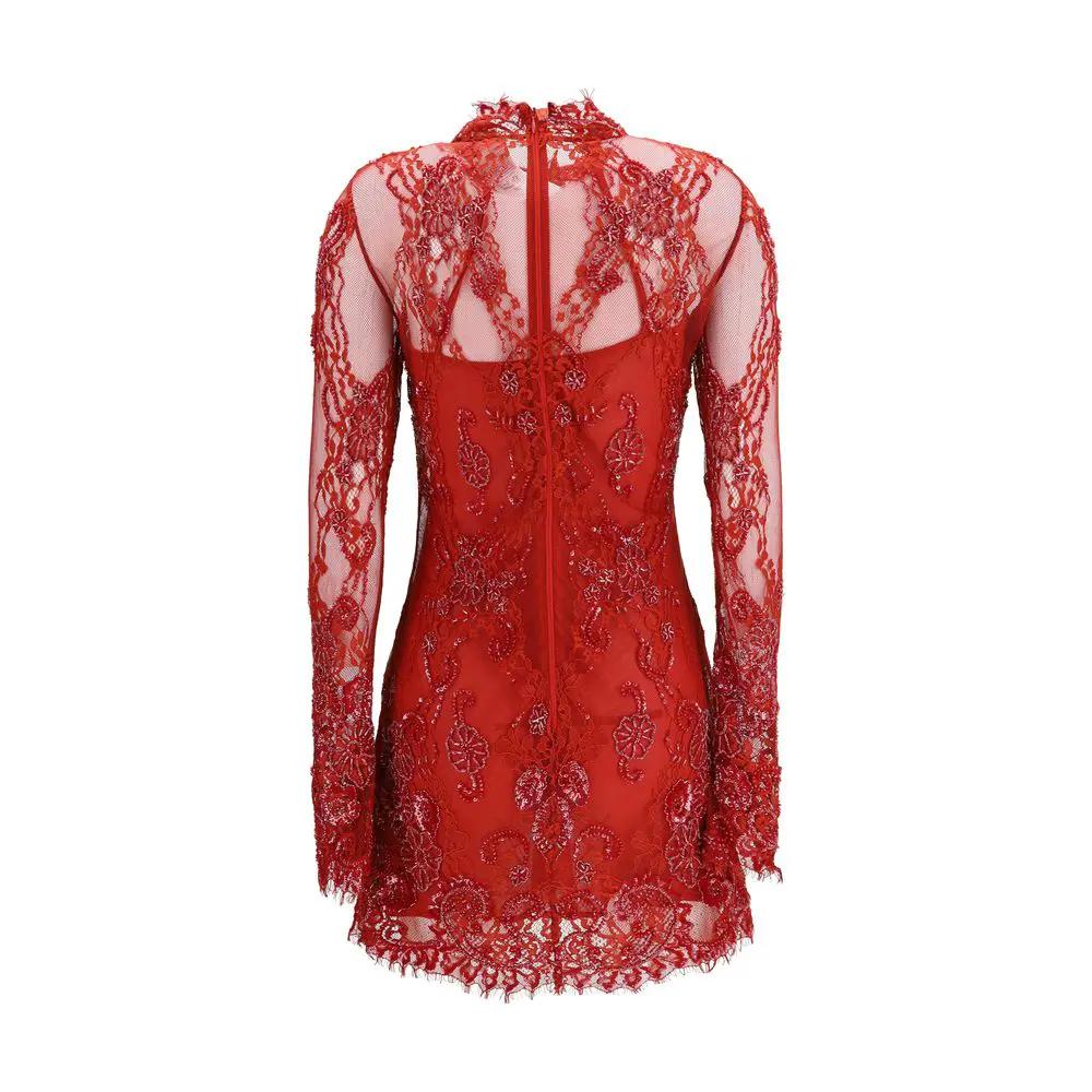 Blumarine Blumarine Red Polyamide Cocktail Dress