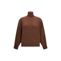 Brunello Cucinelli Brown Cashmere Turtleneck