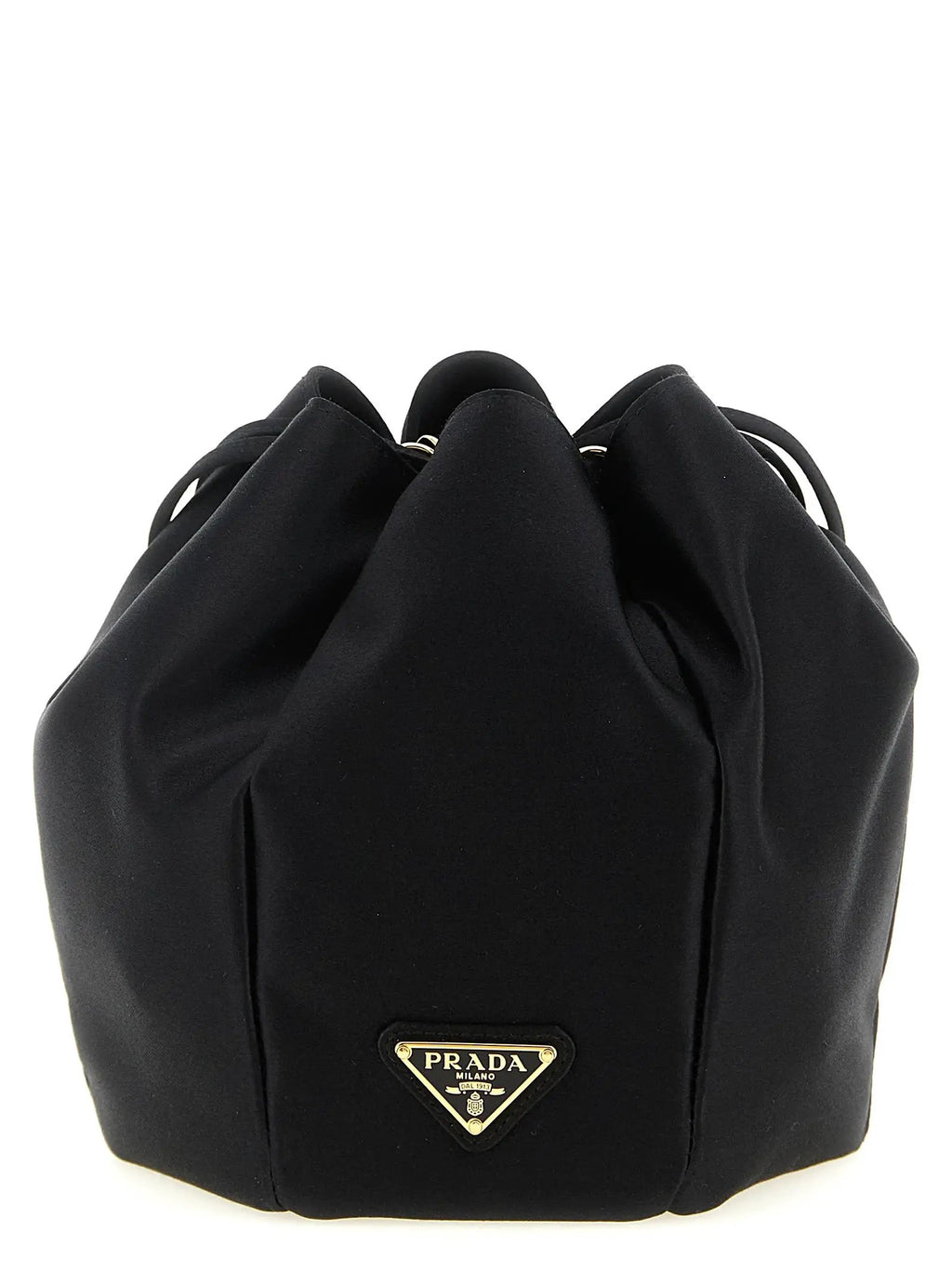 Prada Prada Black Viscose Shoulder Bag