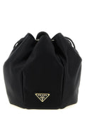 Prada Prada Black Viscose Shoulder Bag