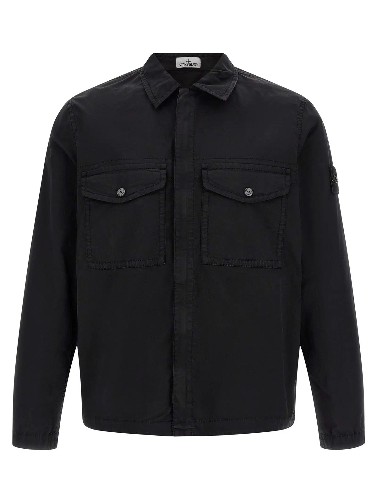 Stone Island Stone Island Black Cotton Blouse