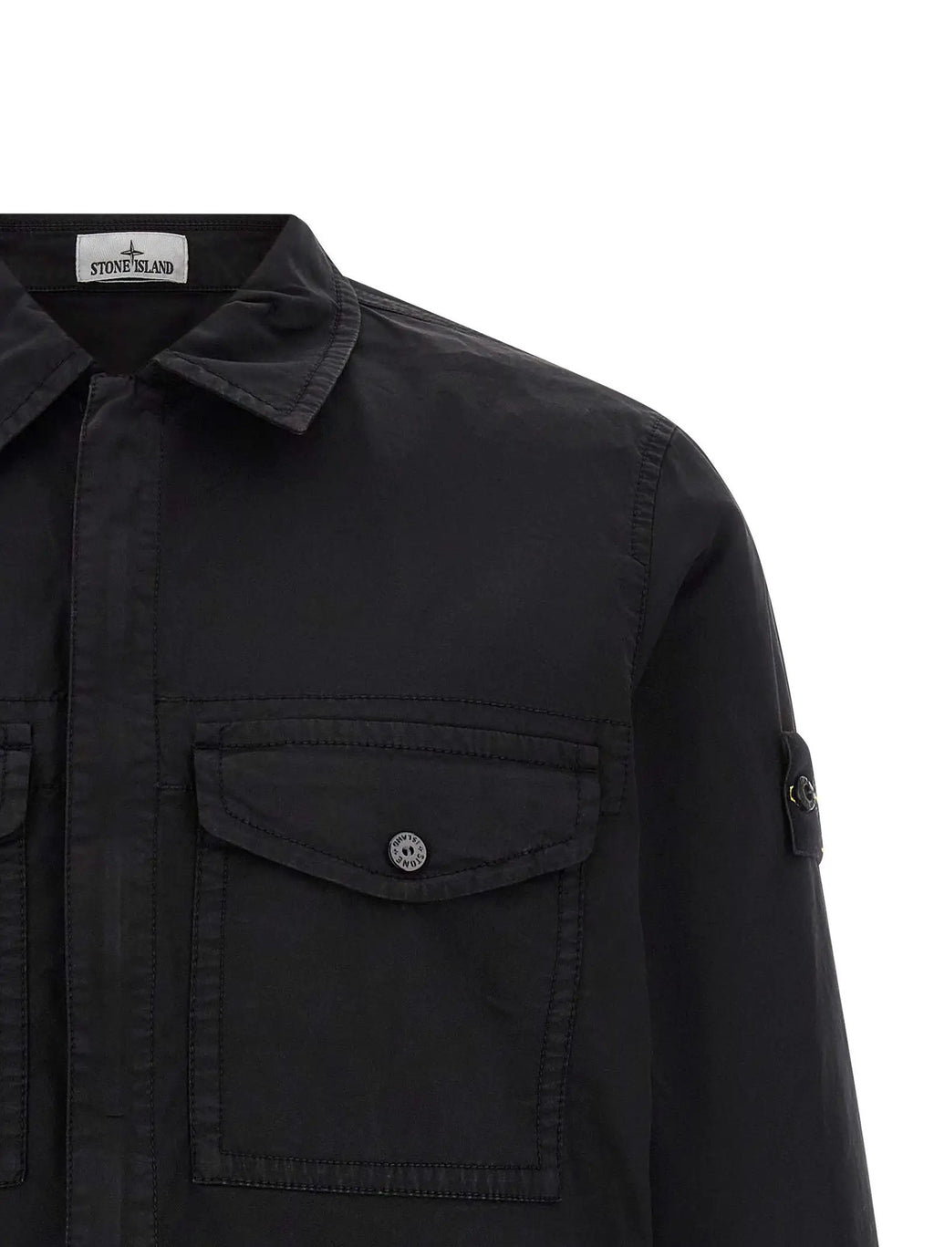 Stone Island Stone Island Black Cotton Blouse