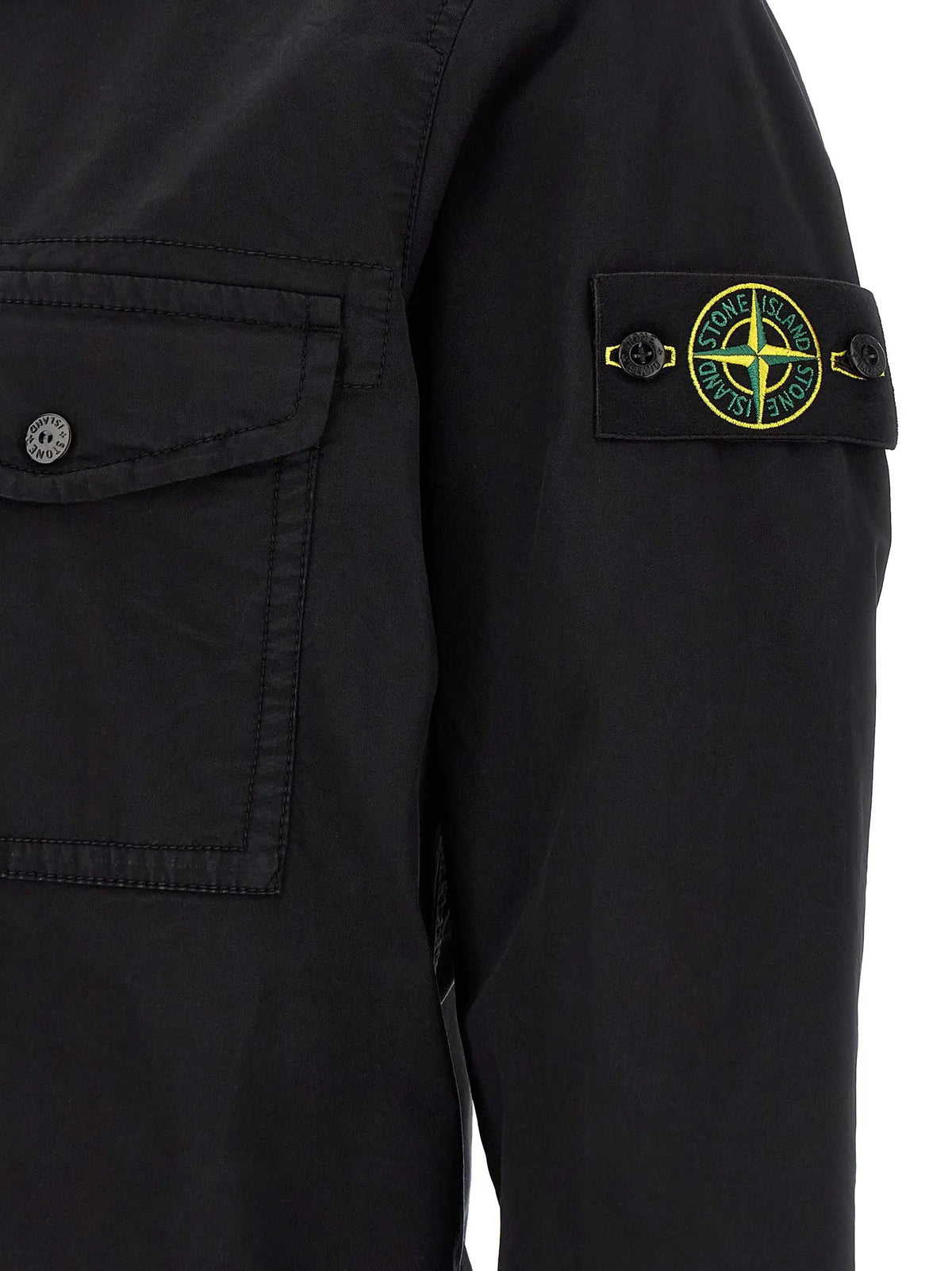 Stone Island Stone Island Black Cotton Blouse