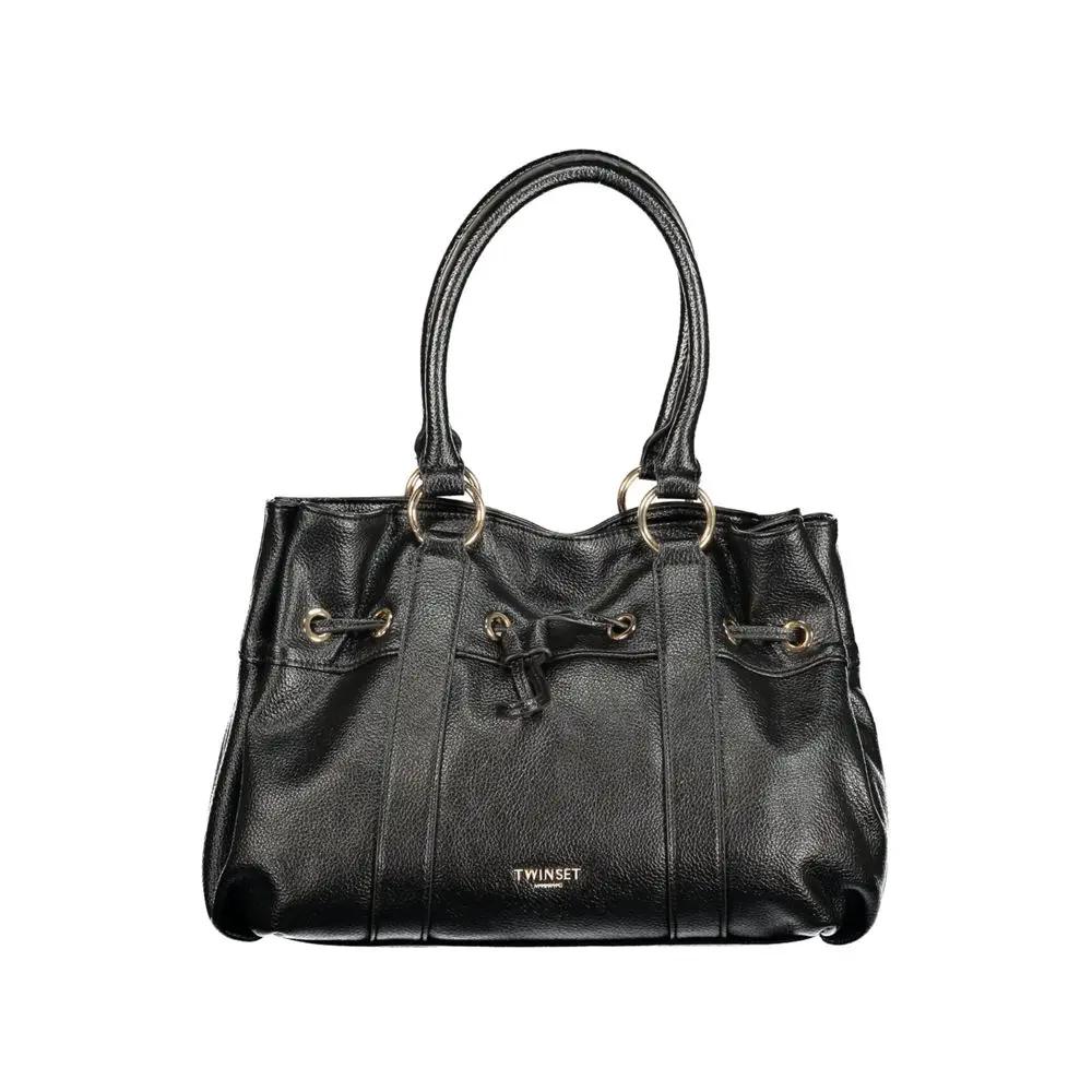 Twinset Twinset Nero Poliuretano Women Bag