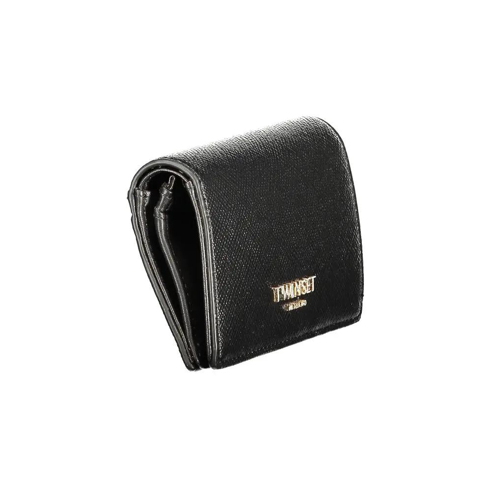 Twinset Twinset Black Polyurethane Women's Wallet