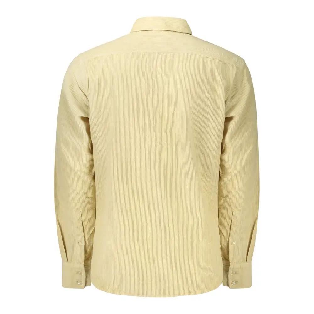 Hugo Boss Hugo Boss Beige Cotton Mens Shirt