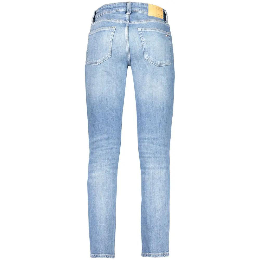 Tommy Hilfiger Tommy Hilfiger Blue Cotton Slim Fit Jeans