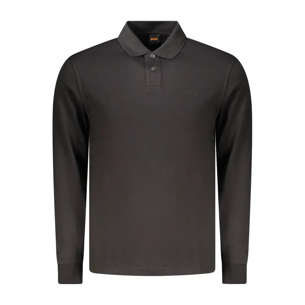 Hugo Boss Hugo Boss Black Cotton Polo Shirt