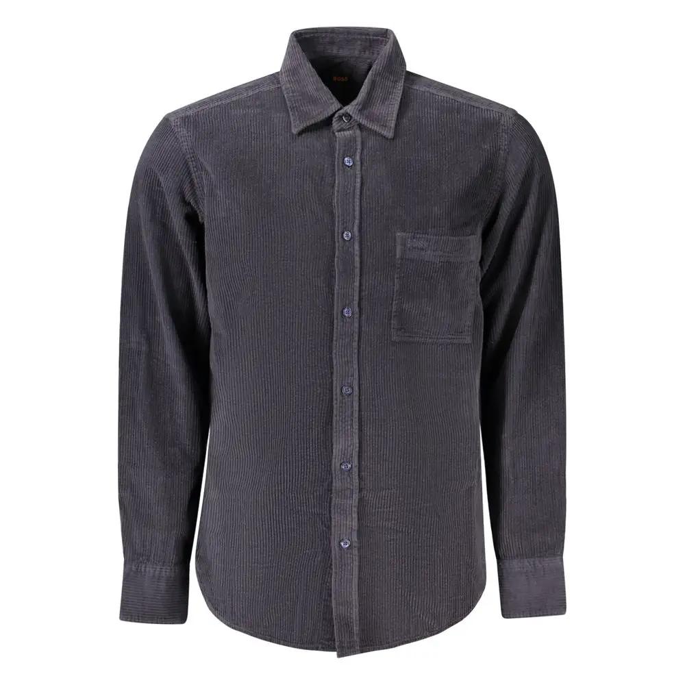 Hugo Boss Hugo Boss Blue Cotton Shirt