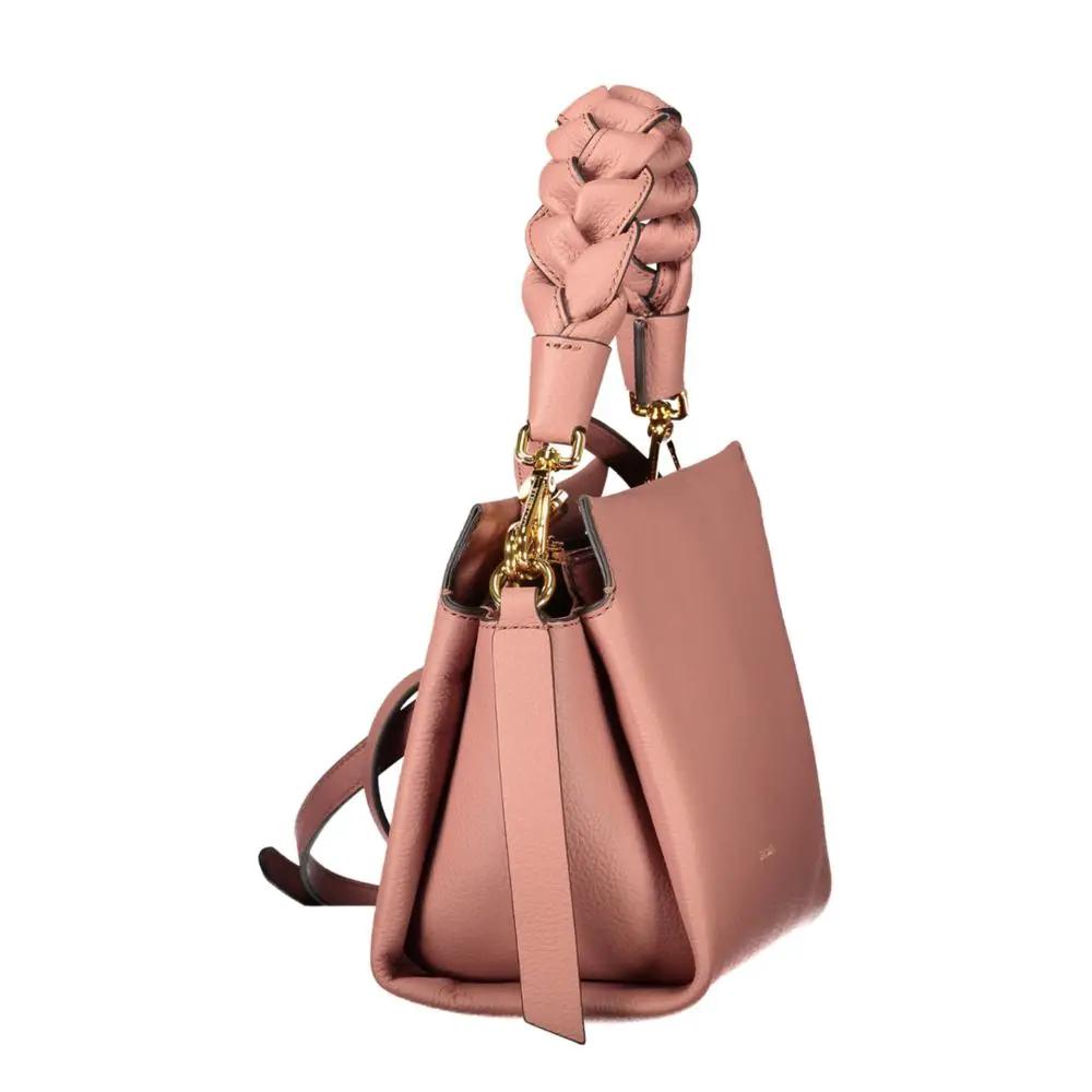 Coccinelle Coccinelle Pink Leather Handbag