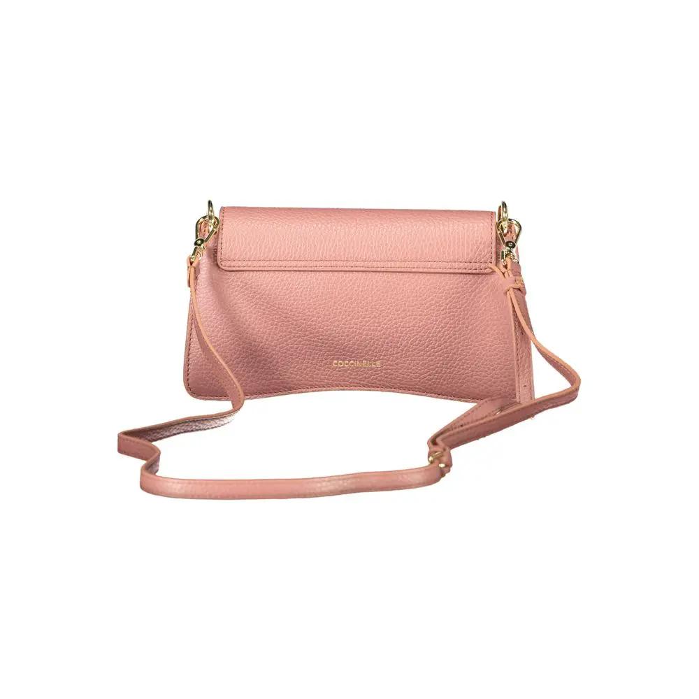 Coccinelle Coccinelle Pink Leather Handbag