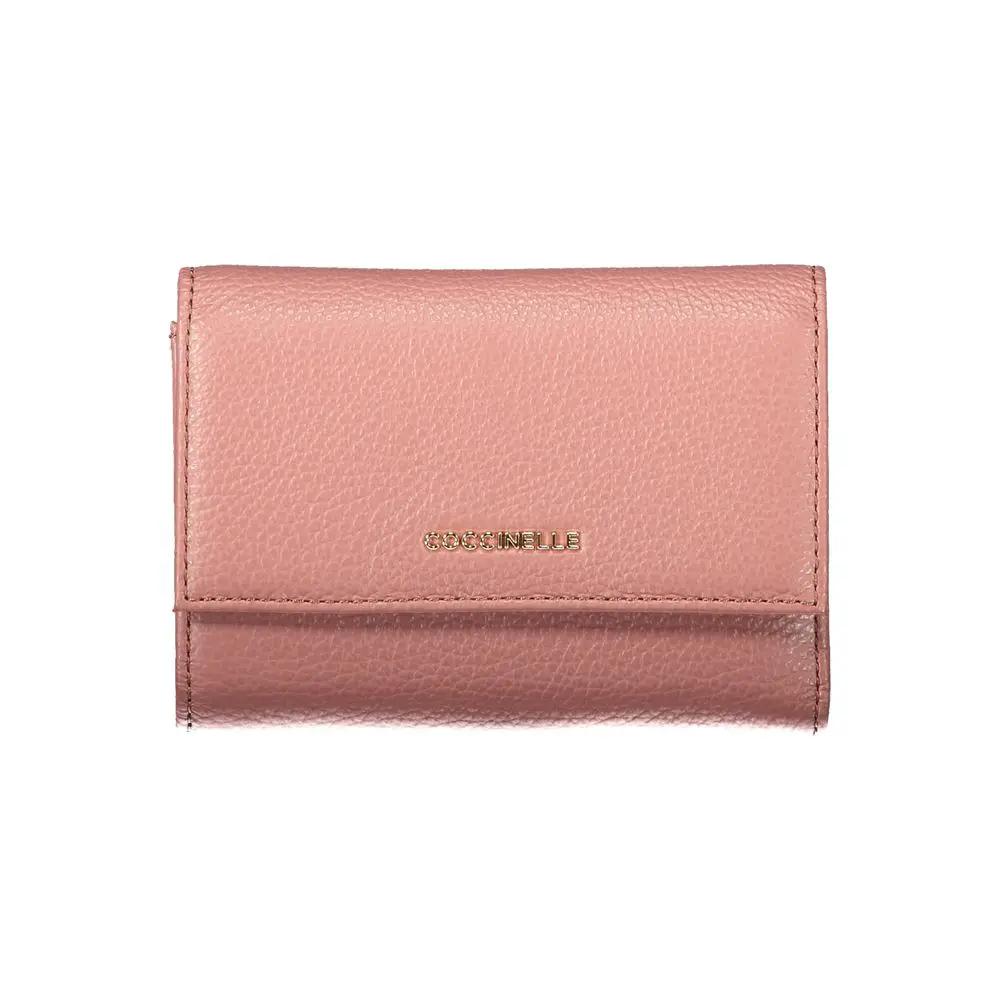 Coccinelle Coccinelle Pink Leather Wallet