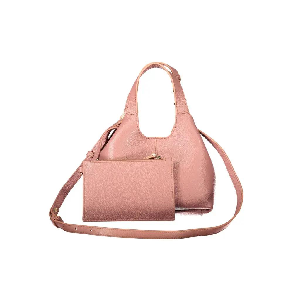 Coccinelle Coccinelle Pink Leather Handbag