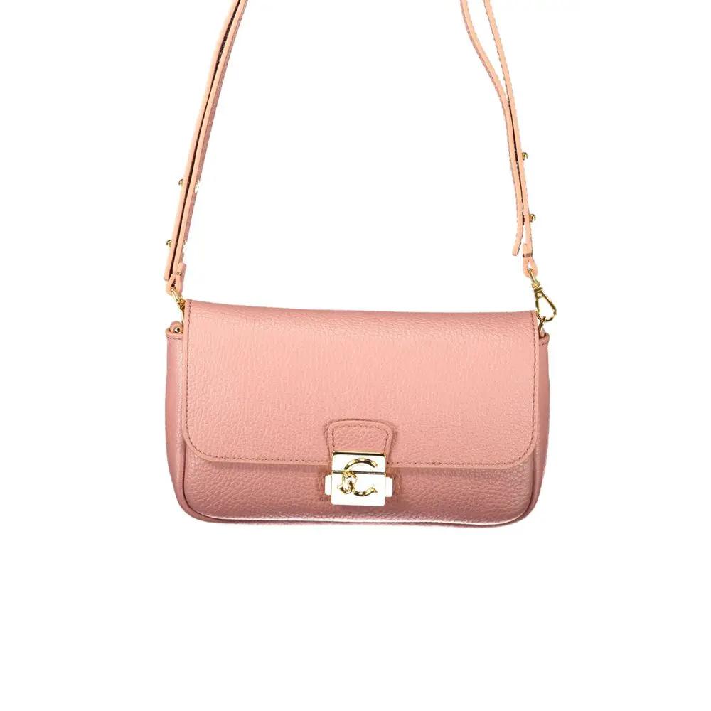 Coccinelle Coccinelle Pink Leather Handbag