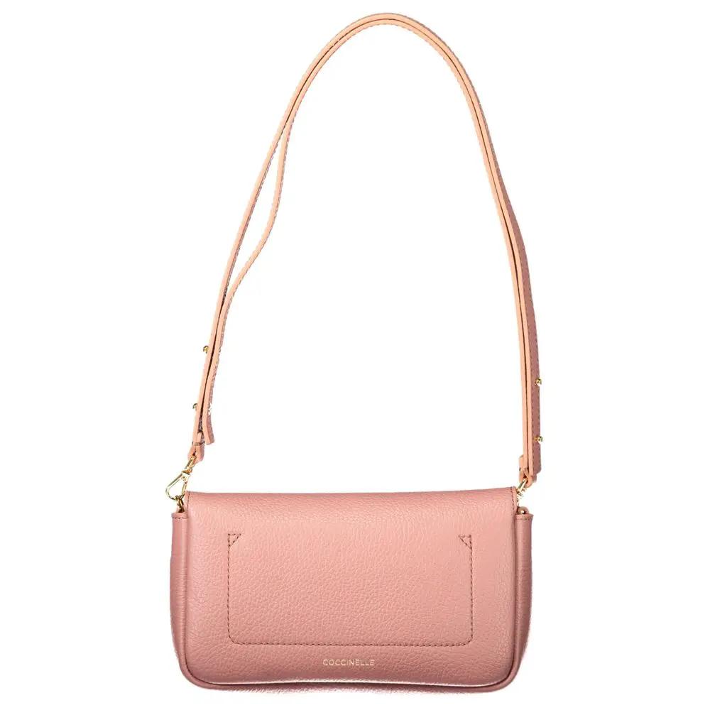 Coccinelle Coccinelle Pink Leather Handbag