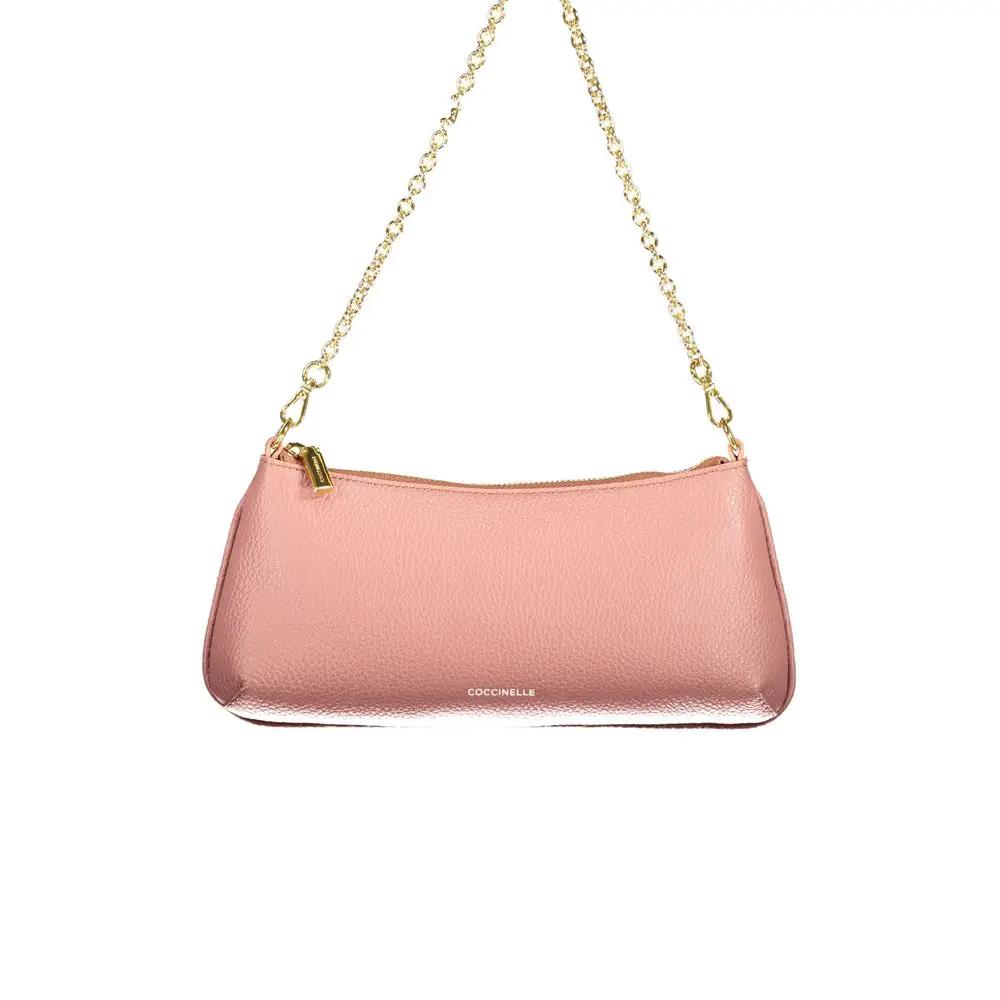Coccinelle Coccinelle Pink Leather Handbag