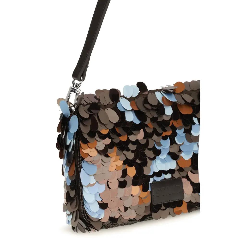 Staud Staud Multicolor Marabou Shoulder Bag