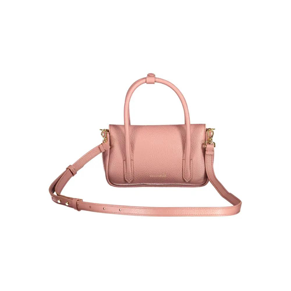 Coccinelle Coccinelle Pink Leather Handbag