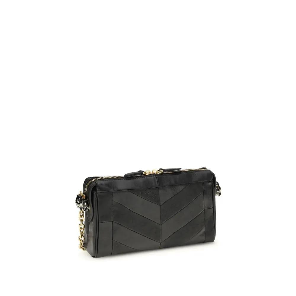 Valentino Garavani Valentino Garavani Black Napa Leather / Calf Bos Taurus Shoulder Bag