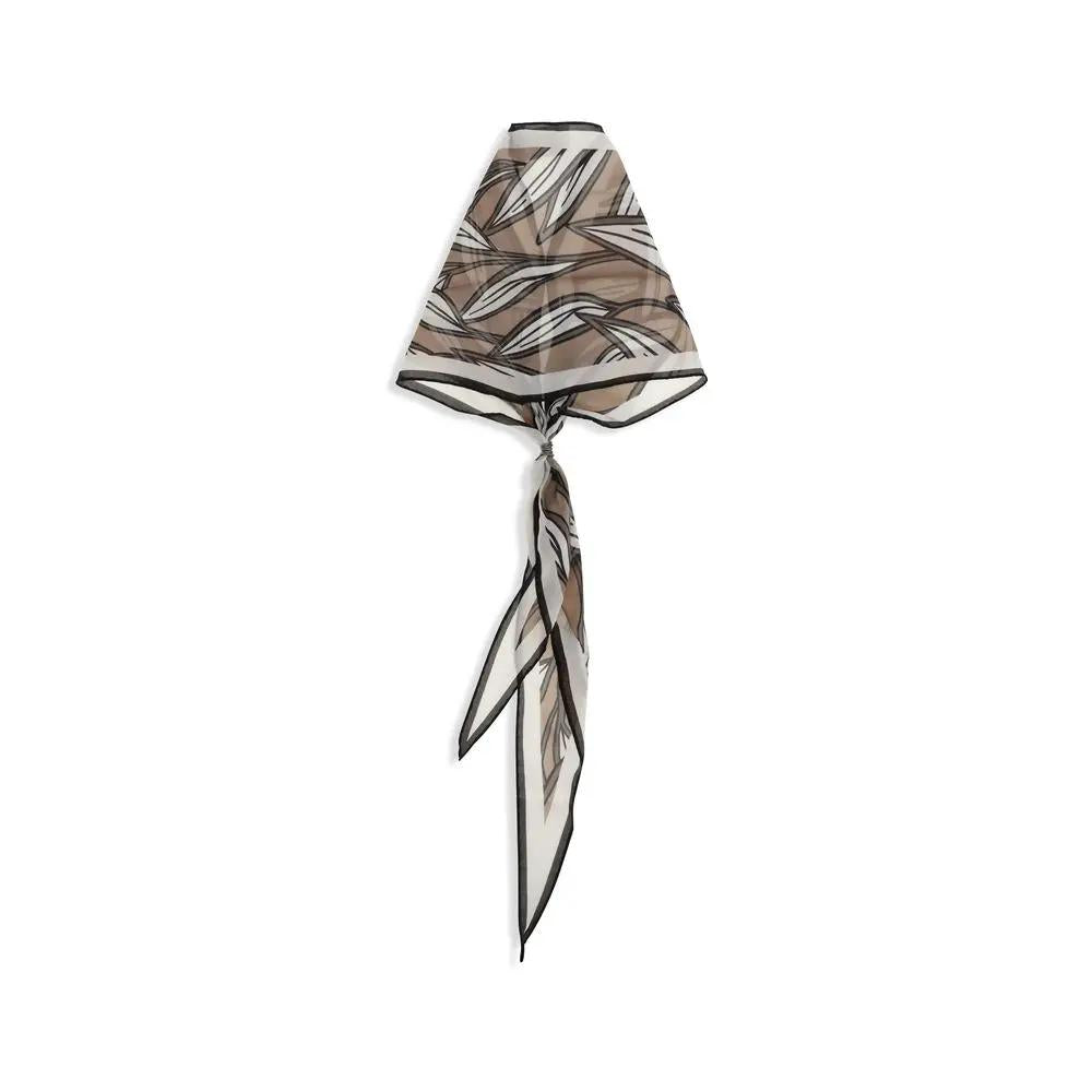 Brunello Cucinelli Brunello Cucinelli Beige Silk Foulard