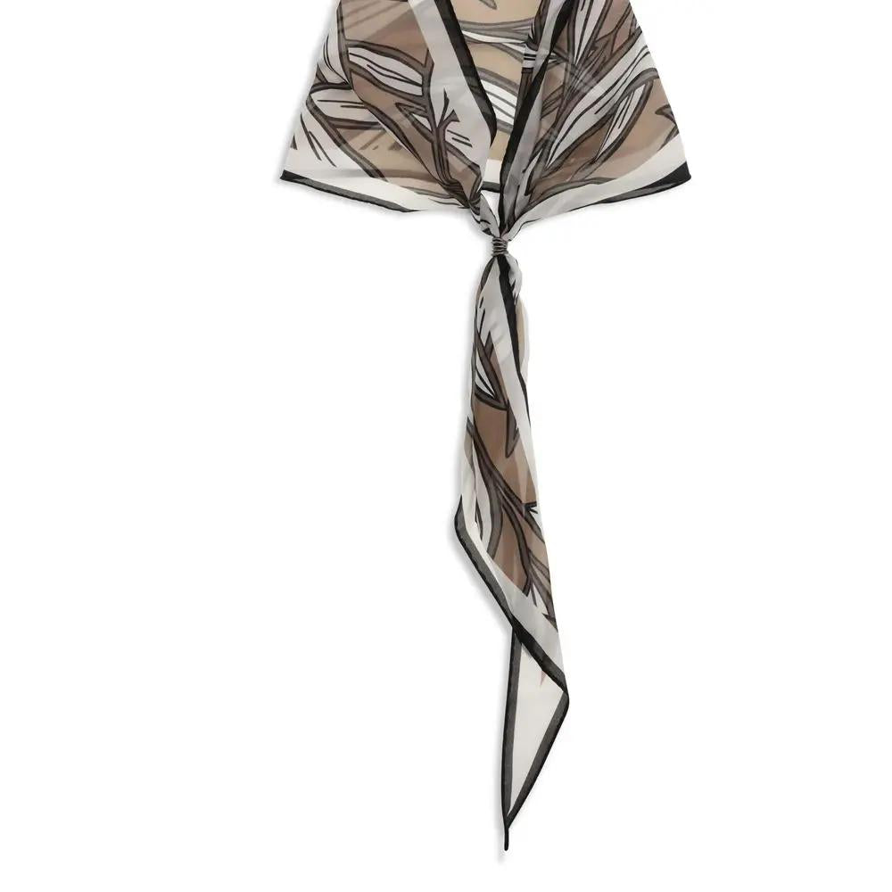 Brunello Cucinelli Brunello Cucinelli Beige Silk Foulard