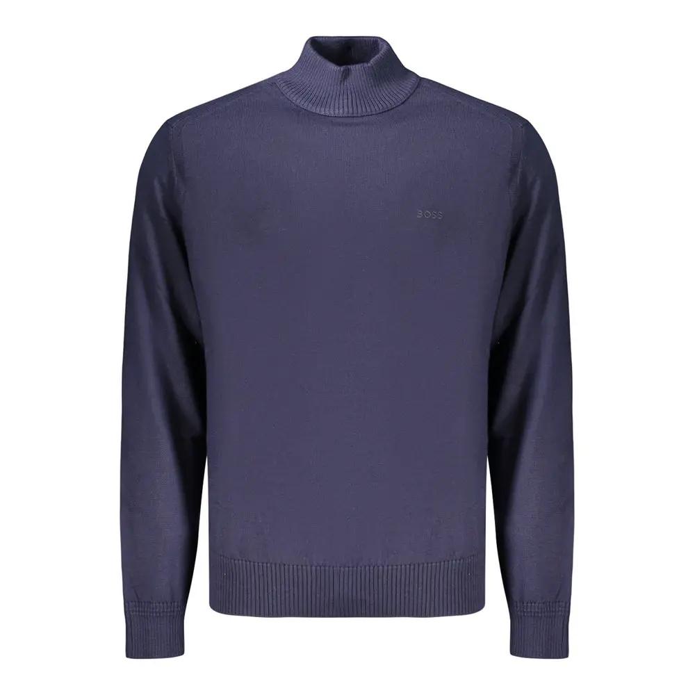 Hugo Boss Hugo Boss Blue Wool Men's Sweater