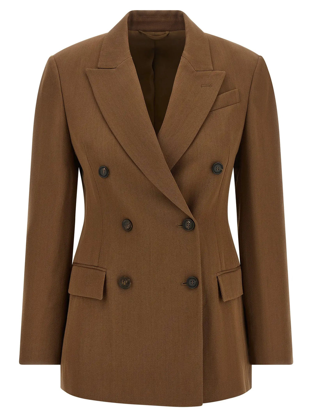 Brunello Cucinelli Brunello Cucinelli Brown Virgin Wool Blazer