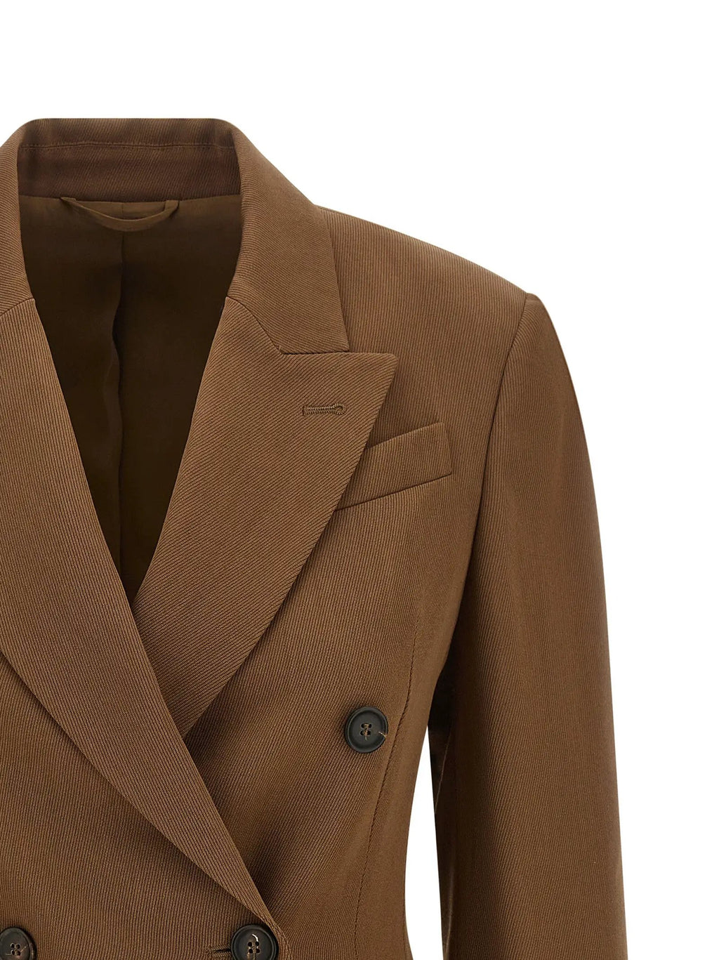 Brunello Cucinelli Brunello Cucinelli Brown Virgin Wool Blazer