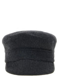 P.A.R.O.S.H. P.A.R.O.S.H. Gray Wool Fatcap Hat