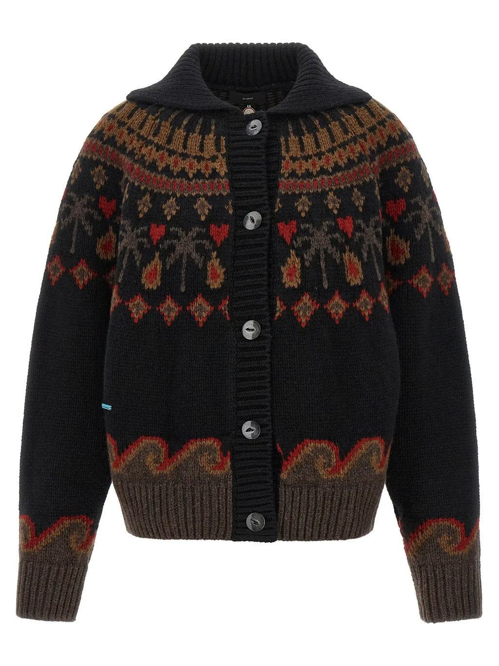 Alanui Alanui Multicolor Virgin Wool Cardigan