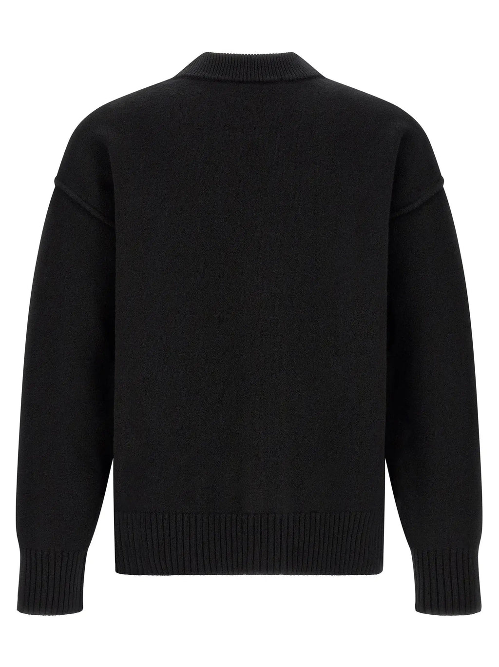 Ami Paris Ami Paris Black Wool Cardigan