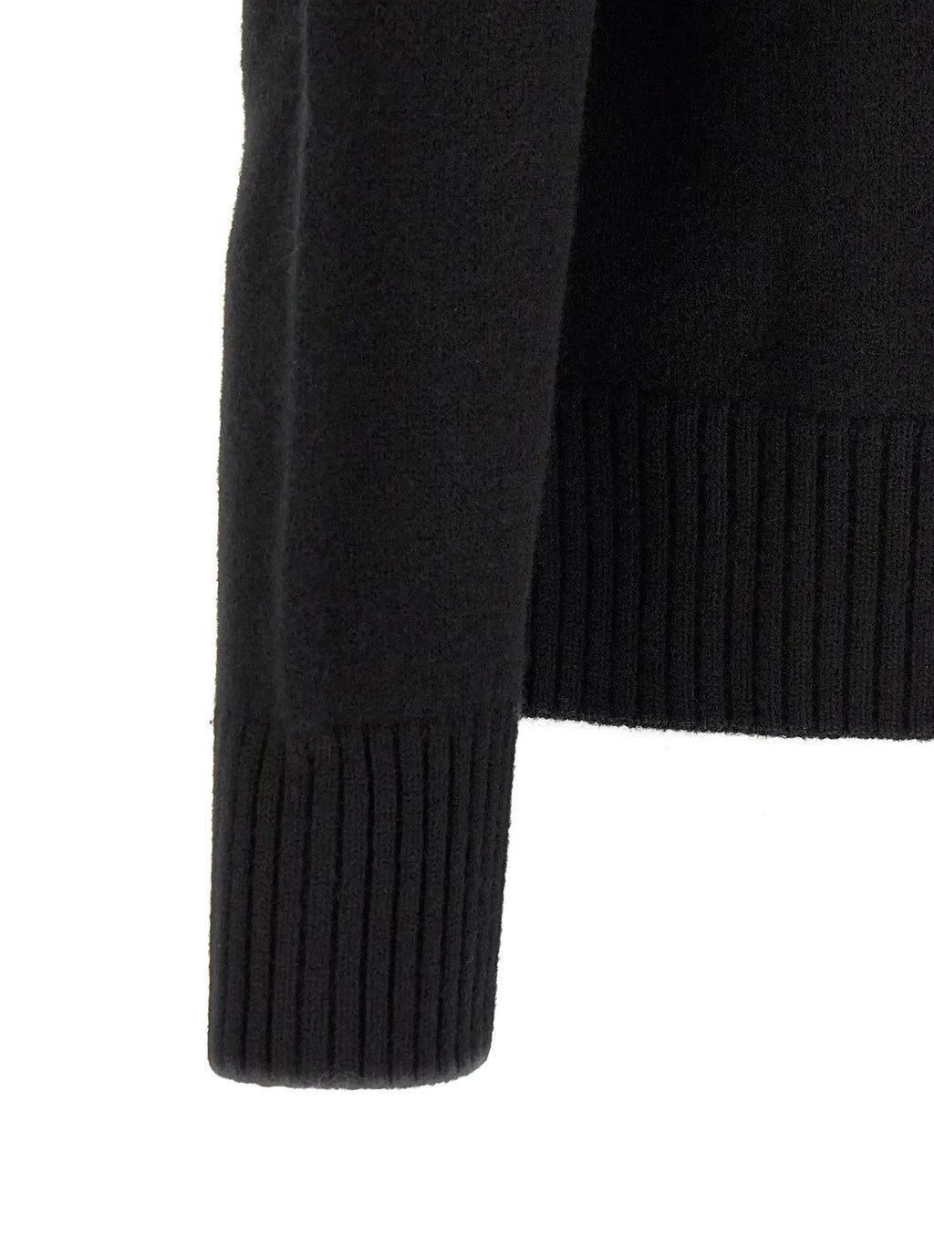 Ami Paris Ami Paris Black Wool Cardigan