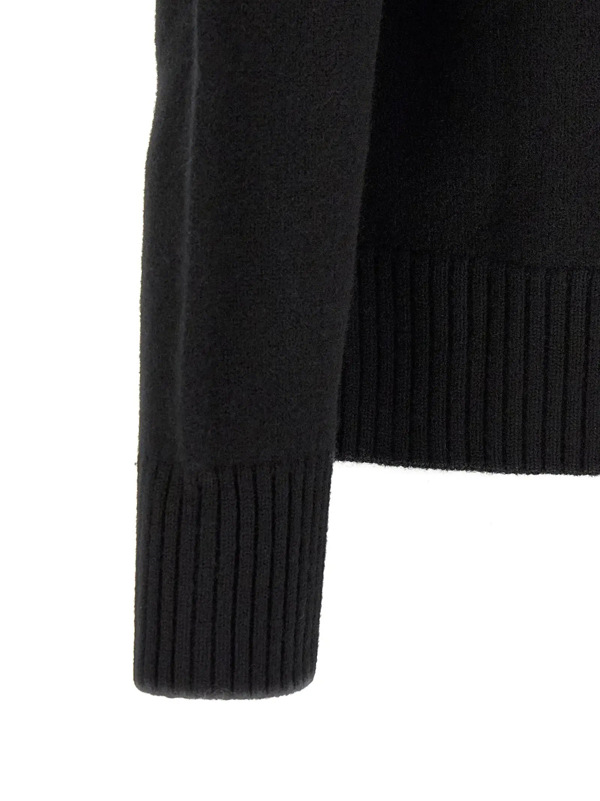 Ami Paris Ami Paris Black Wool Cardigan