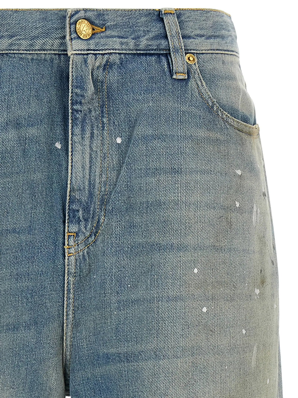 Golden Goose Golden Goose Blue Cotton Boyfriend Jeans